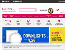 Tablet Screenshot of ledthink.com